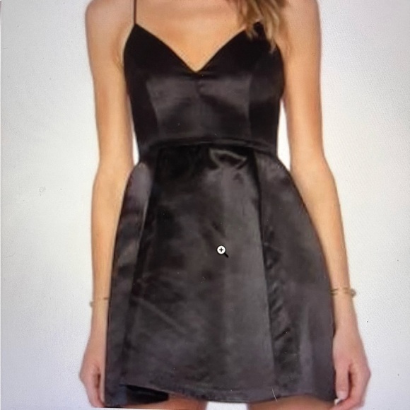 LOVERS + FRIENDS Little Black Dress Large LBD Cocktail Whimsigoth Designer - Picture 1 of 12